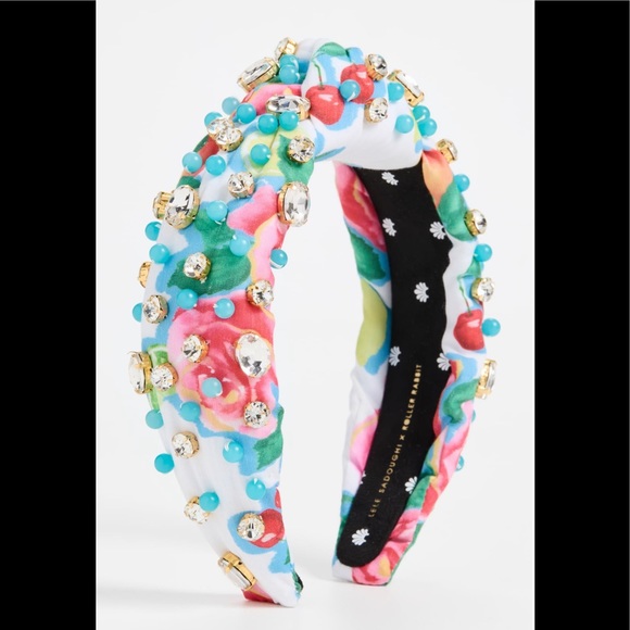 Lele Sadoughi Accessories - Lele Sadoughi x Roller Rabbit Beaded & Crystal Knotted Headband